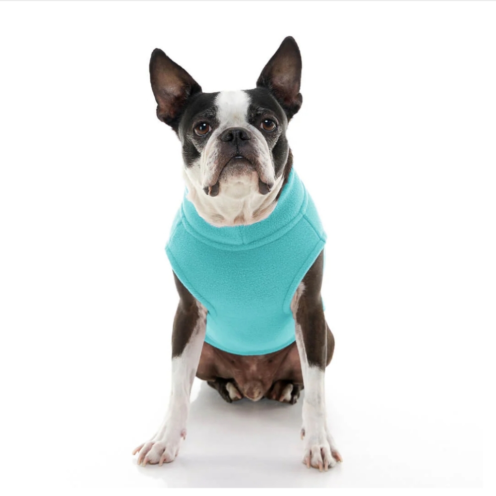 Gooby Stretch Fleece 100% Polyester Turquoise Dogs Pets Clothing Size Large